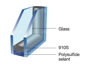 Butyl nhựa nhiệt dẻo ấm áp mép cách nhiệt Kính cách điện 910S Chất bịt kín cao su butyl