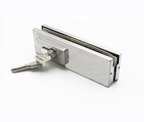 Bản vá cửa kính Kẹp cửa phù hợp với Khóa cửa dưới cùng của Ss201 với chìa khóa