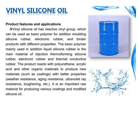 C1 Vinyl Dimethyl Silicone dầu nguyên chất đã được CE vượt qua