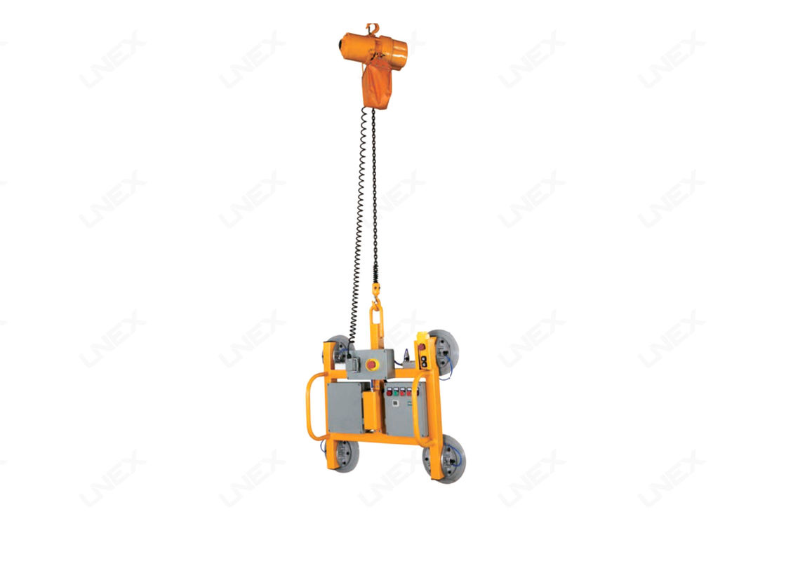 Máy nâng cốc hút PL-350-4 Cốc hút chân không điện 90º cho thủy tinh