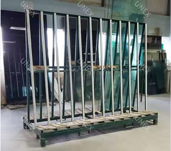 Kết nối tùy chỉnh Giá khung kính loại A với xe nâng